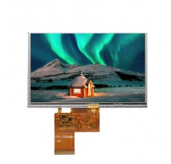 5.0inch high brightness IPS panel industrial/automotive LCM with RGB interface