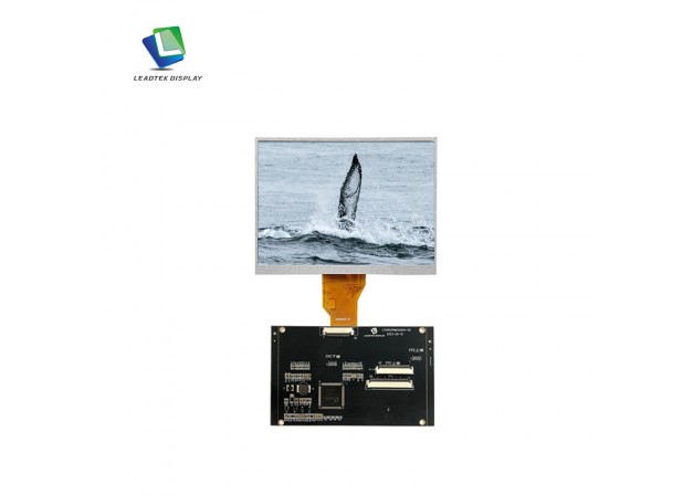 8 inch 800*600 resolution TFT LCD display RGB interface 320 nits Brightness with HDMI Board